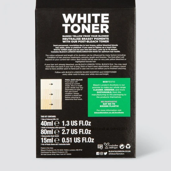BLEACH LONDON White Toner Kit