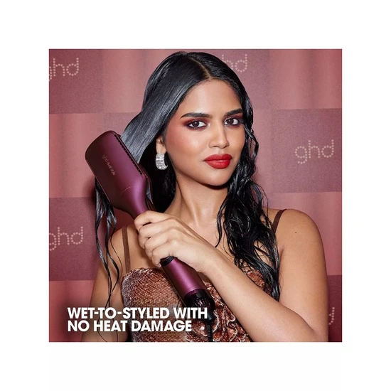 ghd Duet Style Limited Edition Gift Set 2-in-1 Hot Air Styler In Cherry Chic, With Luxe Vanity Case