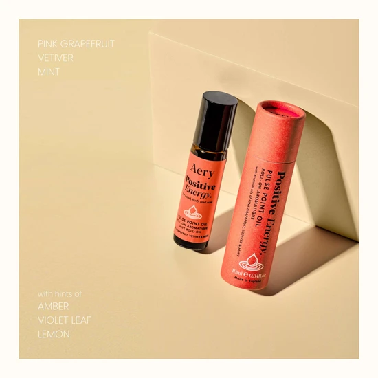 Aery Living Aromatherapy Positive Energy Pulse Point Roll On 10ml