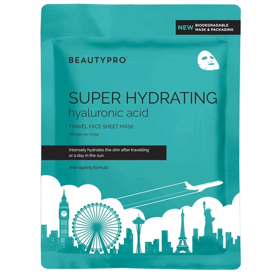 BeautyPro SUPER HYDRATING Travel Sheet Mask Pack of 4