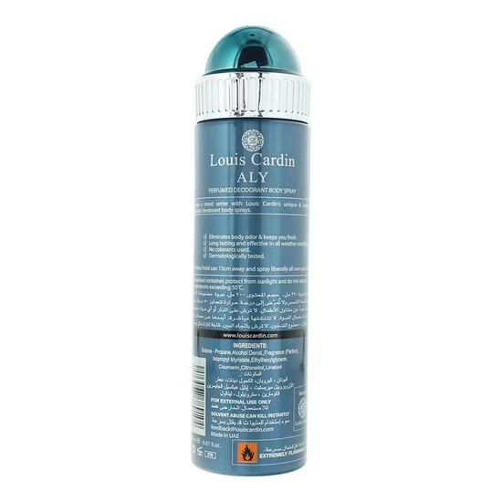 Louis Cardin Aly Femme Perfumed Deodorant Body Spray 200ml