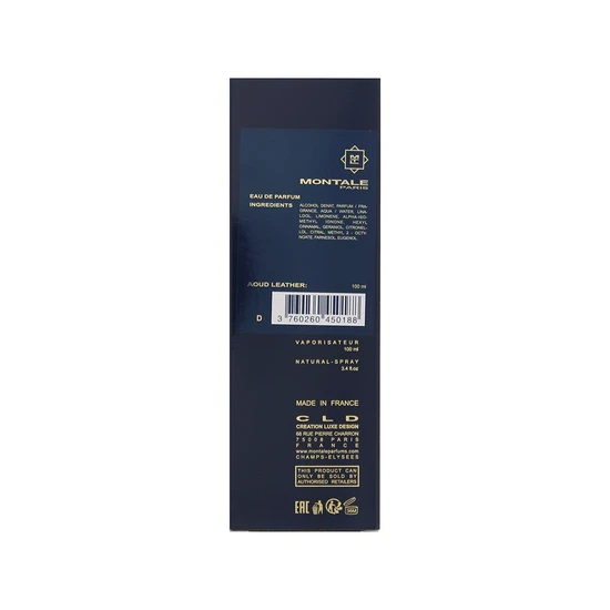 Montale Aoud Leather Eau De Parfum 100ml