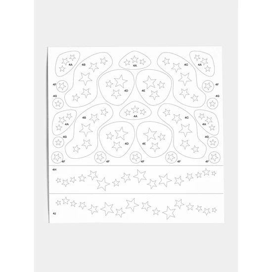 Glisten Cosmetics Stencil Pack Humanoid Skinwear