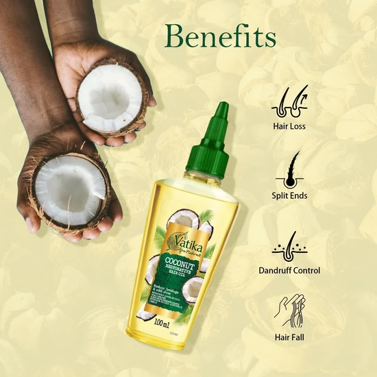 Dabur Vatika Afro Naturals Coconut Restorative Hair Oil 100ml