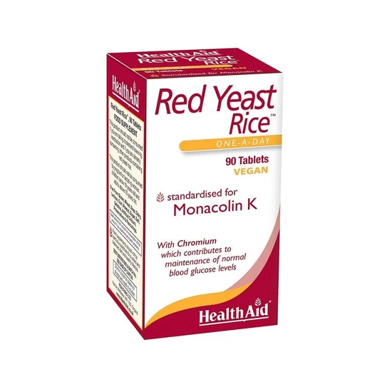 Health Aid Red Yeast Rice Tablets 90 Tablets
