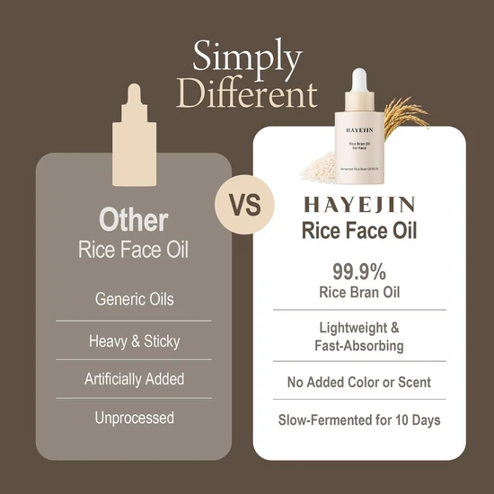 HAYEJIN Rice Bran Oil For Face 30ml