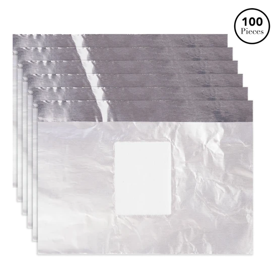 Nail HQ Gel Nail Remover Foil Wraps x100
