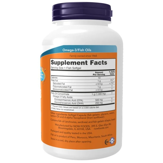 NOW Foods Ultra Omega-3 180 Softgels