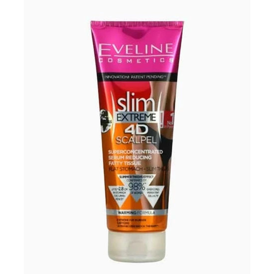 Eveline Slim Extreme 4d Scalpel Super Concentrated Serum Reducing Fatty Tissue 250ml