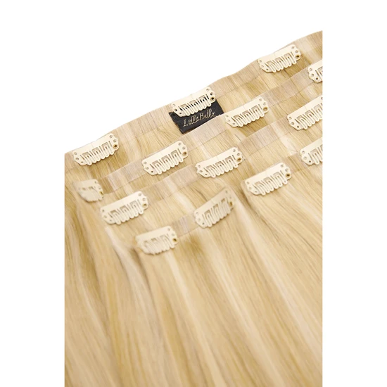 LullaBellz Luxury Gold 18" 150g 5 Piece Human Hair Extensions Chestnut