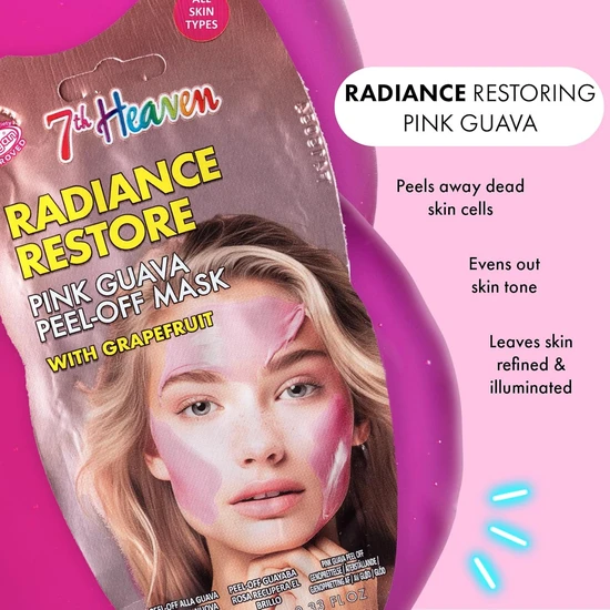Montagne Jeunesse 7th Heaven Radiance Restore Pink Guava Peel Off Mask 10ml