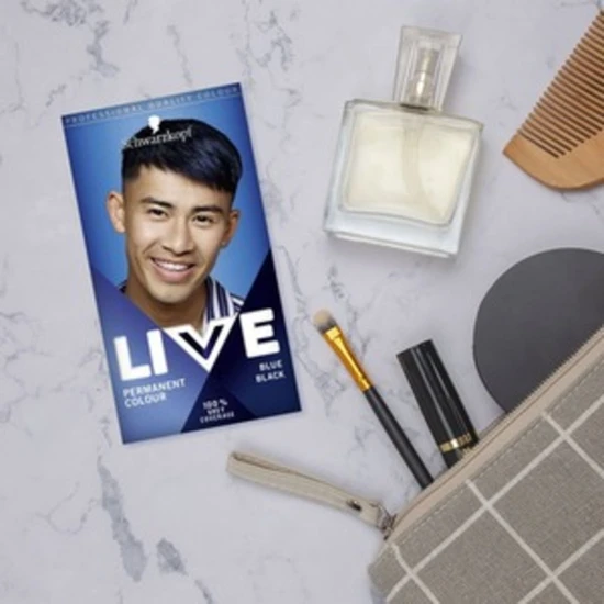 Schwarzkopf Live Intense Colour Permanent Hair Dye Blue Black 090