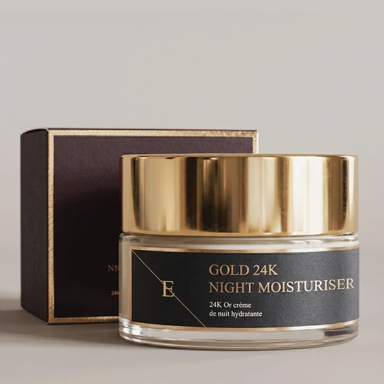 Erth Skin London Anti-Wrinkle Night Moisturiser 24k Gold 50ml