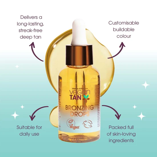 Vegan Tan Self Tan Bronzing Drops 30ml