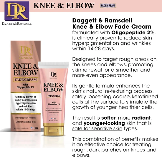 Daggett And Ramsdell DR Clinical Knee & Elbow Fade Cream 113.3g