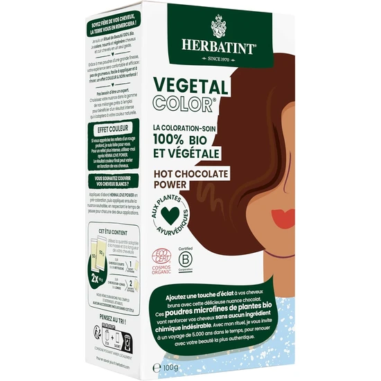 Herbatint Vegetal Organic Hair Colour Hot Chocolate Power 100g