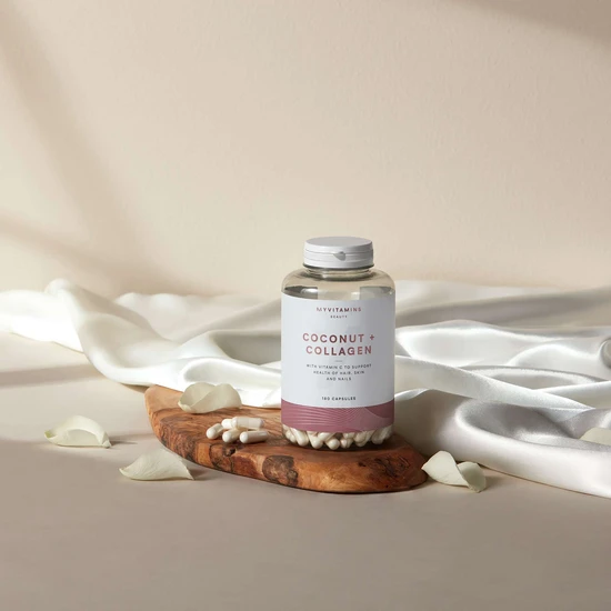 Myvitamins Wellbeing Coconut + Collagen 180 Capsules