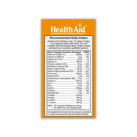 Health Aid Gericaps 30 Capsules