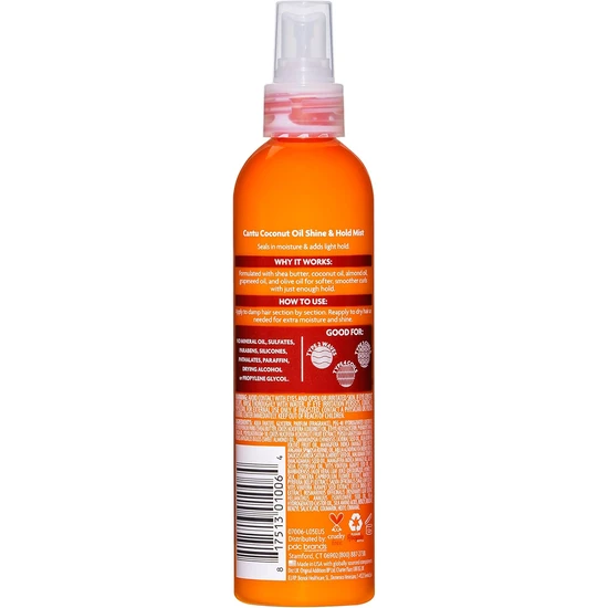 Cantu For Natural Hair Coconut Oil Shine & Hold Mist