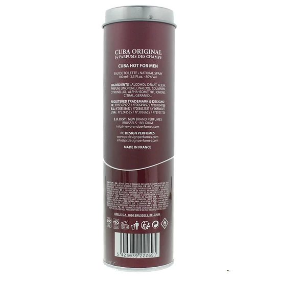 Cuba Hot Eau De Toilette 100ml