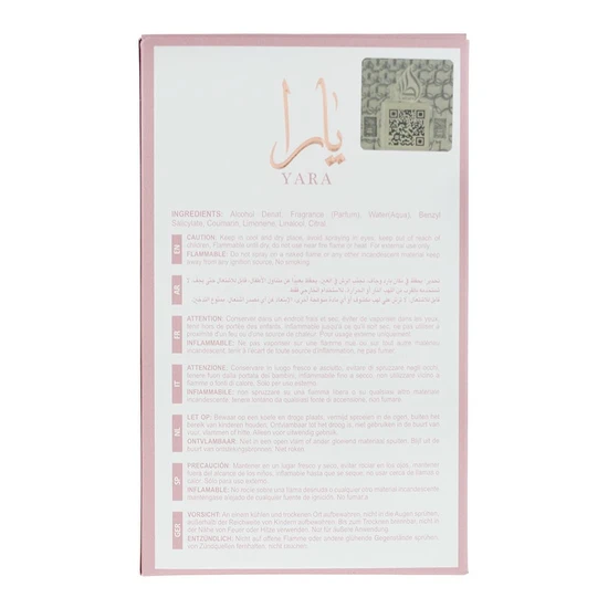 Lattafa Yara Elixir Eau De Parfum 100ml