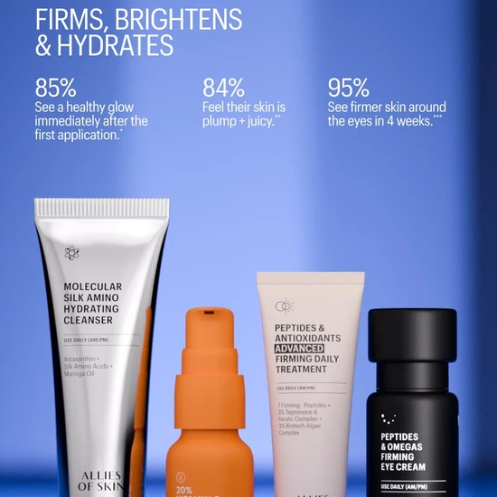 Allies of Skin Firm & Glow Routine Brightening Skin Care Kit