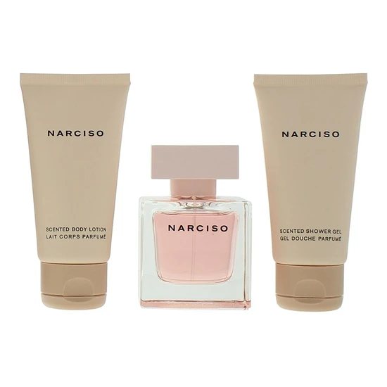 Narciso Rodriguez Cristal Eau De Parfum 50ml, Body Lotion 50ml + Shower Gel 50ml Gift Set 50ml