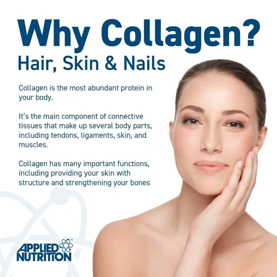 Applied Nutrition Marine Collagen Strawberry Raspberry 300g