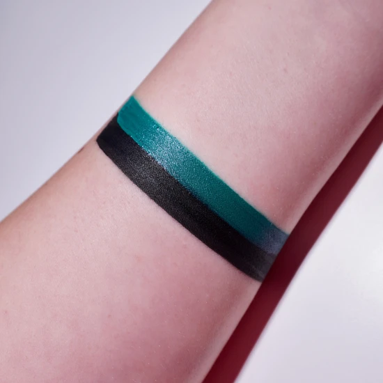 Glisten Cosmetics Lantern Dark Green & Black Split Liner Eyeliner Small - 3g