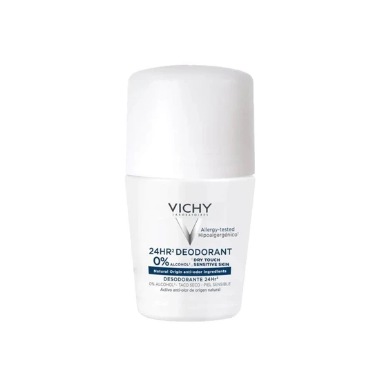Vichy 24hr Deodorant Dry Touch Roll-On For Sensitive Skin 50ml