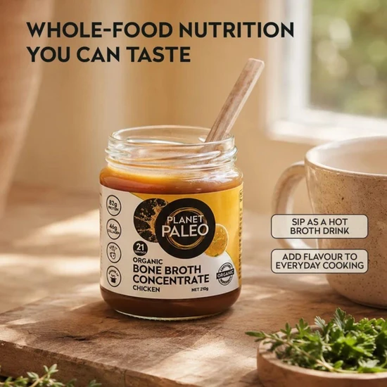Planet Paleo Organic Chicken Bone Broth Concentrate 210g