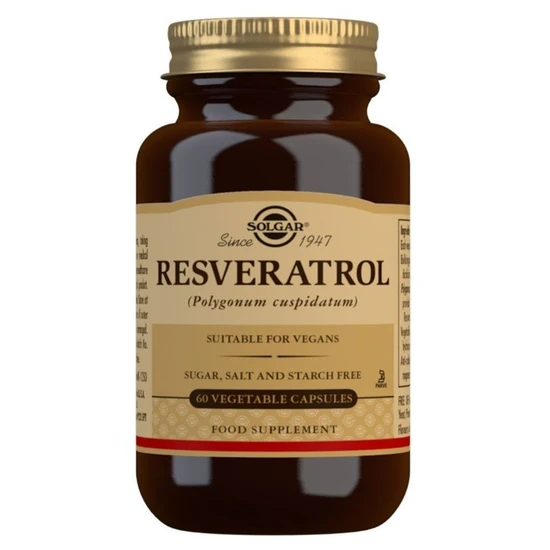 Solgar Resveratrol 100mg Vegicaps 60 Vegicaps