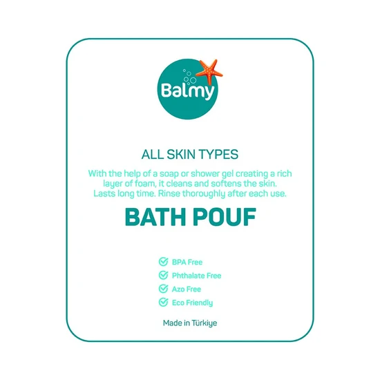 Balmy Naturel Balmy Easy Foaming Bath Pouffe Large