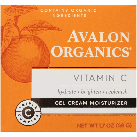 Avalon Organics Vitamin C Gel Cream Moisturiser 58g