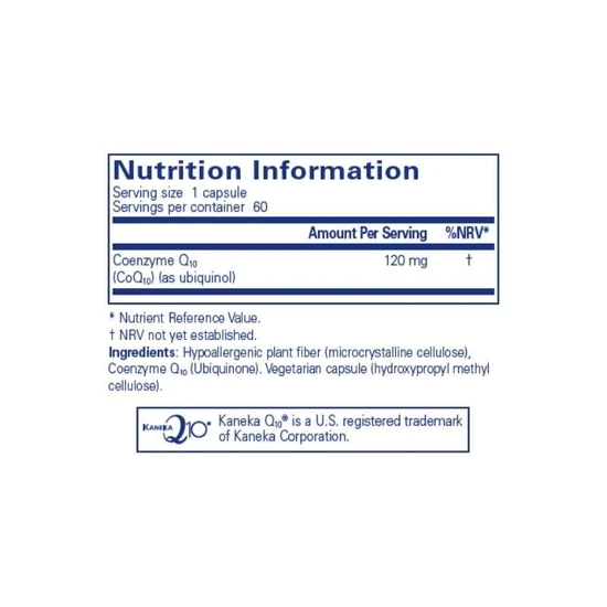 Pure Encapsulations CoQ10 60mg Capsules 60 Capsules