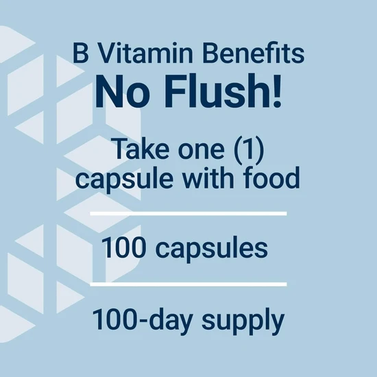 Life Extension No Flush Niacin 640mg 100 Capsules