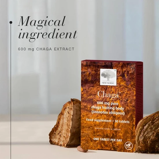 New Nordic Pure Chaga Tablets 30 Tablets