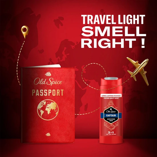 Old Spice Captain 3-In-1 Shower Gel 90ml