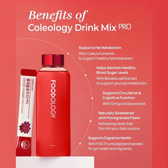 FOODOLOGY Coleology Drink Mix PRO 15 sticks