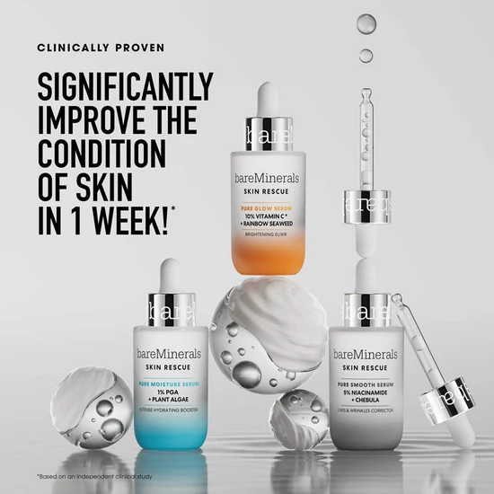 bareMinerals Skin Rescue Pure Moisture Serum 1% PGA + Plant Algae 30ml