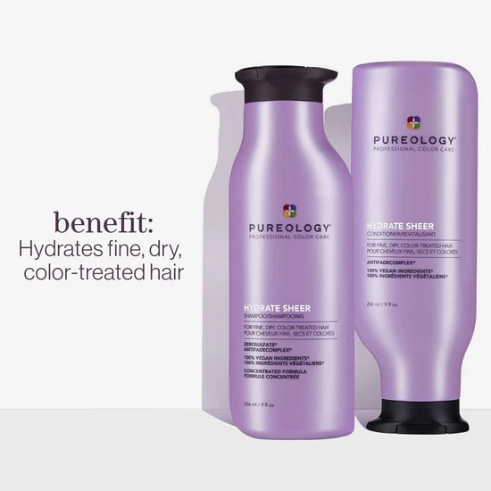 Pureology Hydrate Sheer Shampoo & Conditioner 266ml