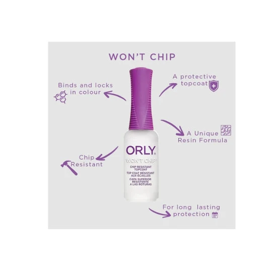 ORLY Won't Chip Top Coat 9ml
