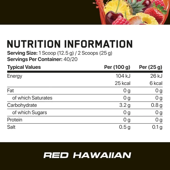 Applied Nutrition Pump Red Hawaiian 500g
