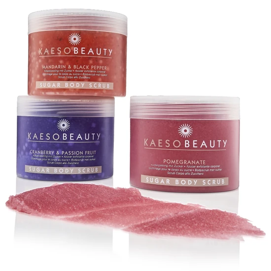 Kaeso Cranberry & Passion Fruit Sugar Body Scrub 450ml