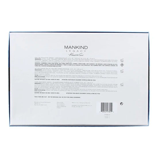 Kenneth Cole Mankind Legacy Gift Set 100ml Eau De Toilette + 30ml Eau De Toilette + 100ml Aftershave Balm + 100ml Shower Gel
