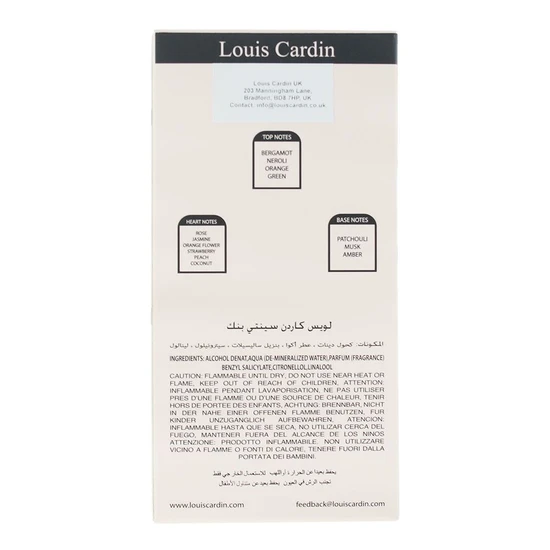 Louis Cardin Scenty Pink Eau De Parfum 100ml