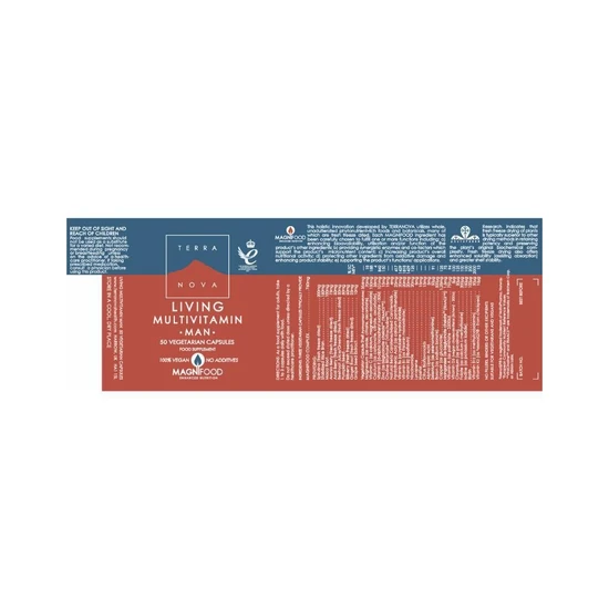 Terranova Living Multivitamin Man Capsules 50 Capsules