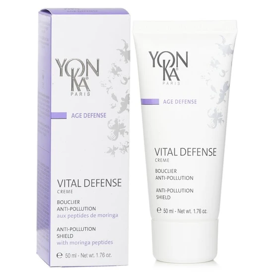 Yonka Age Defence Vital Defence Creme With Moringa Peptides Anti-Pollution Shield 50ml