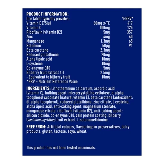 Higher Nature Super Antioxidant Protection 180 Tablets