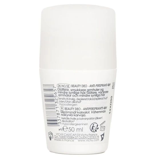 Vichy Beauty Deo Anti-Perspirant 48hr Roll-On For Sensitive Skin 50ml